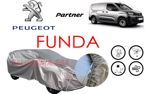 Funda Cubierta Lona Cubre Peugeot Partner 2021-2022