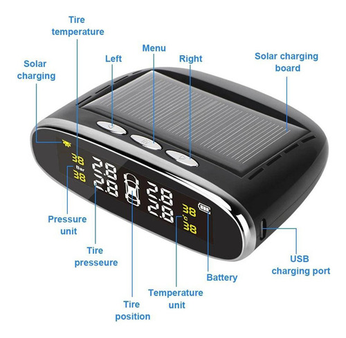Qr1 De Presión De Neumáticos De Coches Sensor Interno