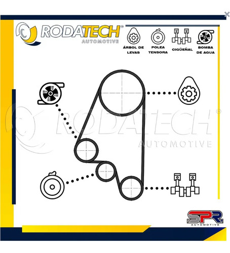Kit Banda Distribucion Corsa 1.8 2003 2004 2005 C/ B. Agua