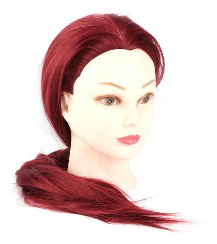 Maniquí De Peluquería, 1 Unidad, 60 Cm, Modelo Para Practica