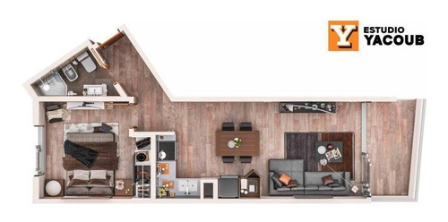 Departamento Venta En Pozo De 1 Dormitorio 45 Mts2