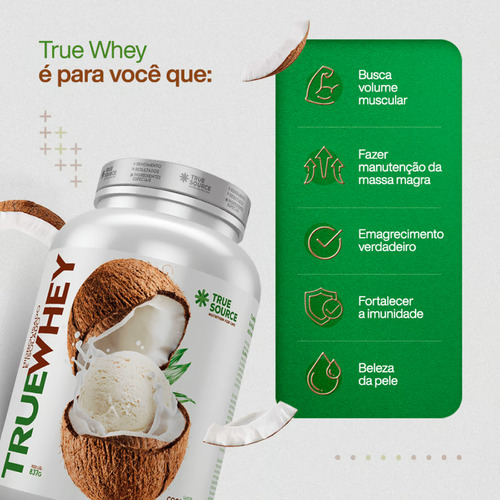 True Whey True Source 100% Whey Isolado & Hidrolisado 1810g