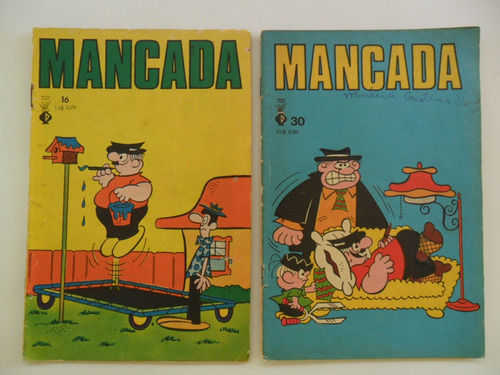 Mancada Nºs 16 E 30 Editora Trieste 1971 E 1972