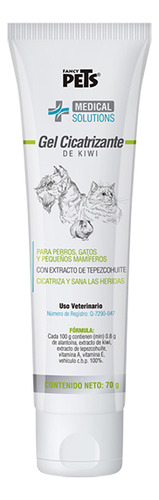 Ms Gel Cicatrizante De Kiwi P/ Perro Gato Mamíferos Pequeños