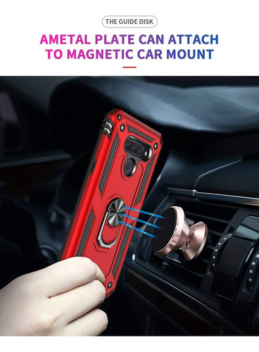 Rudo Uso Funda Sólido A Prueba De Terremotos Case Para LG K50/LG Q60+screen Mica