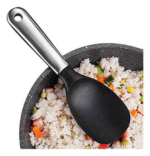 Cuchara Arroz Acero Inoxidable Antiadherente.
