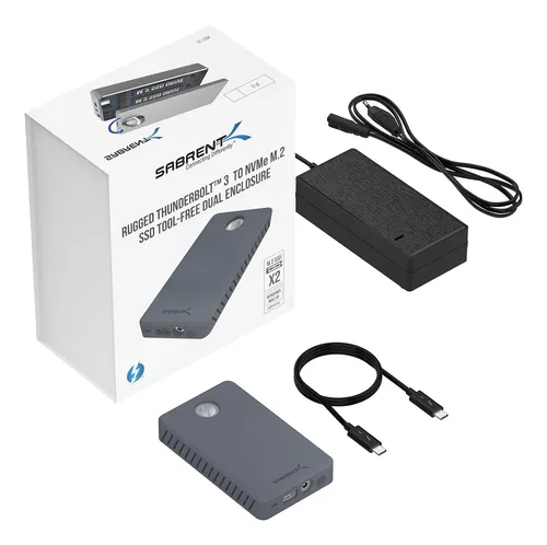 Carry Disk Dual Sabrent Ssd Nvme M.2 Thunderbolt 3 Fs