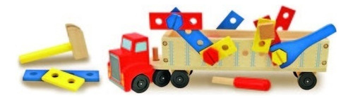 Camion Para Construcción De Madera Melissa And Doug Cantidad De Piezas 22