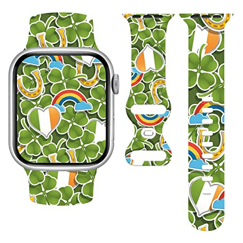 Banda De Reloj De Día De St. Patricks Compatible Con Apple