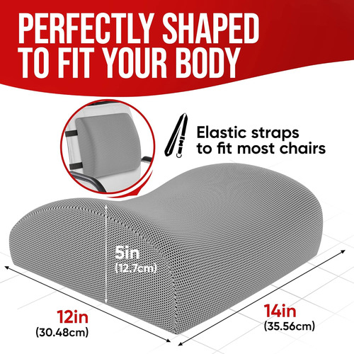 Soporte Lumbar Silla De Oficina Almohada De Soporte Lum...