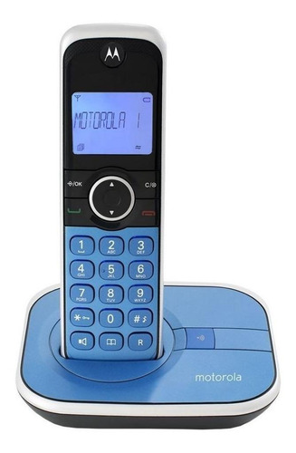Teléfono Motorola GATE4800 inalámbrico - color azul