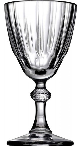 Imagen 1 de 10 de Set X 6 Vaso Copa Agua - Linea Diamond 300 Cc. Pasabahce Imp