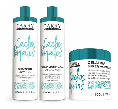 Tarry Profissional Kit Shampoo + Creme + Mascara  500mg 