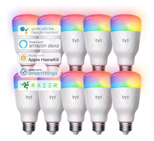 Lampara Led Color Inteligente Yeelight Homekit Google Alexa