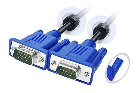 Vga, Cooso Vga-vga Macho Vga Estandar De 15 Patillas A Cable