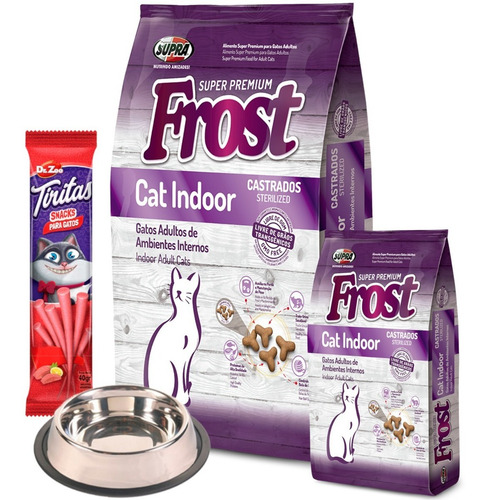 Imagen 1 de 2 de Frost Gato Cat Indoor 8,5kg + Promo -ver Foto + Envío Gratis