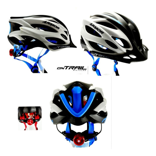 Casco de ciclismo On Trail Armor azul L