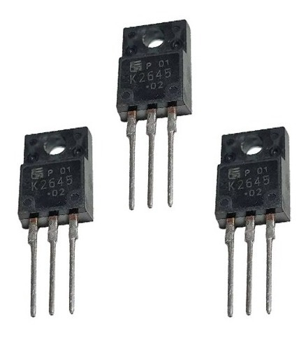 2sk2645 Transistores 2sk Mosfet 2645 C-n K2645 - 3 Unidades