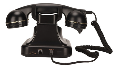 Teléfono Fijo Vintage Con Botón De Disco Anticuado, Retro