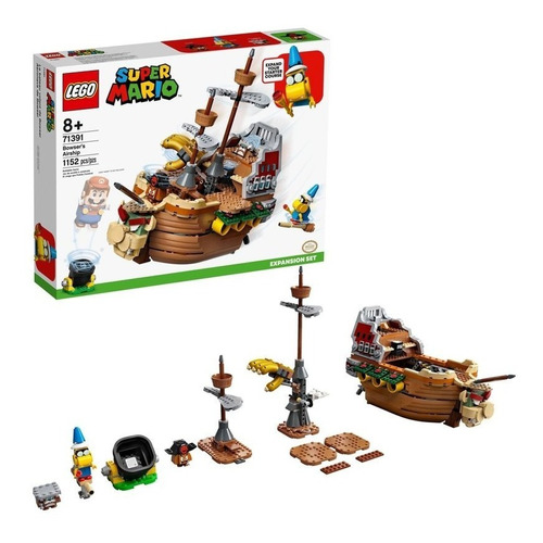 Bloques Para Armar Lego Super Mario Fortaleza Aérea Bowser Cantidad De Piezas 1152