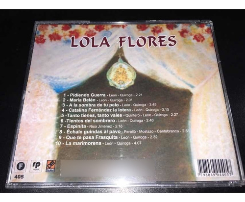 Lola Flores Cd Nuevo Original Cerrado