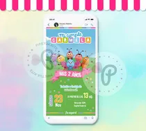 Comprar Invitacion Digital O Imprimible Personalizada Bichikids What