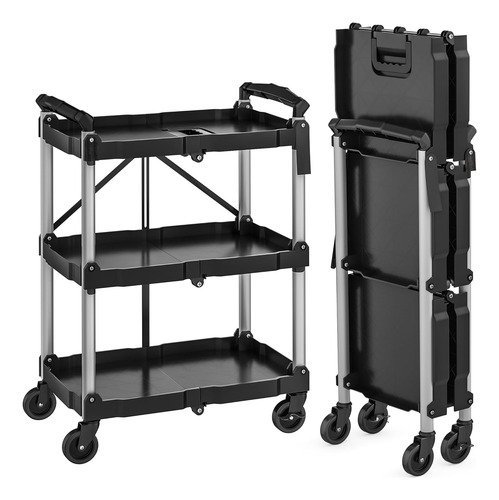 Carro De Utilidad Plegable Yitahome De 240 Libras Con Ruedas