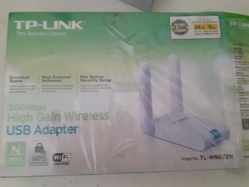 Ml Adaptador Tp-link Usb Wifi Alto Alcance 