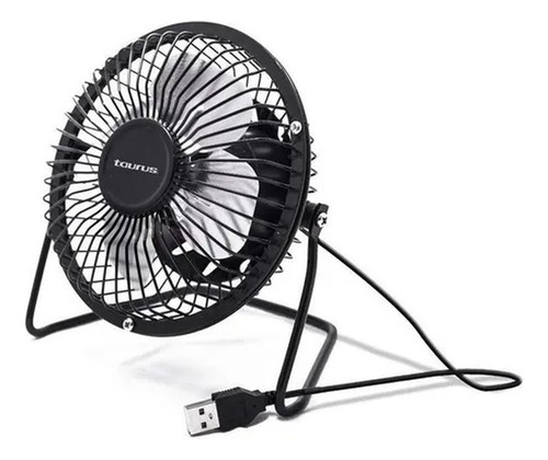 Mini Fan Escritorio 4 Pulgadas 10 Cm Metalico Usb Portátil