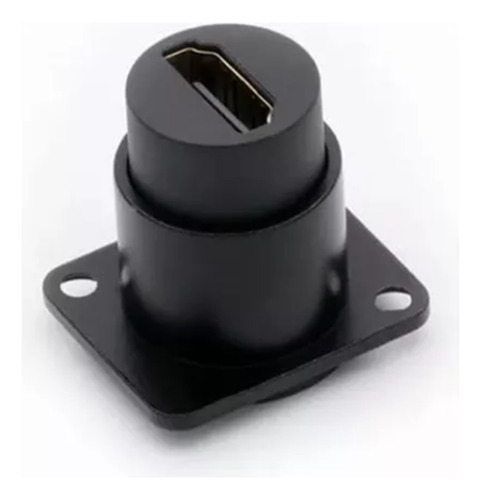 Adaptador HDMI do 1 HDMI fêmea em 1 HDMI fêmea Tebera Emenda HDMI para Painel preto - Kit de 4 unidades