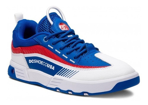 Tênis Dc Shoes Legacy 98 Slim Blue Red Original