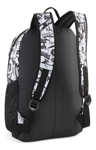 Mochila Puma Academy 079133 25 Estampado Blanco Original! Blanco Estampado