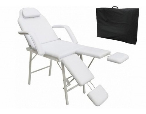 Silla Cama Camilla Salon Spa Facial Tatoo Blanco Individual