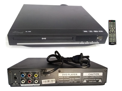 Reproductor De Dvd Y Cds Dioré Sl-088 Con Usb