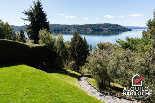Imagen 14 de 15 de Alquiler Casa En Bariloche Con Costa De Lago Nahuel Huapi. 8 Pax. Km12. 392.