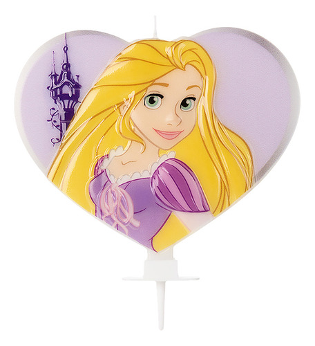 Vela Princesa - Rapunzel - 1 Unidade - Silver Festas - Rizzo
