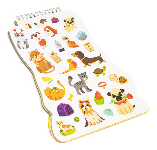 Livro Colorir É Divertido Animais De Estimação Canetinha Adesivos