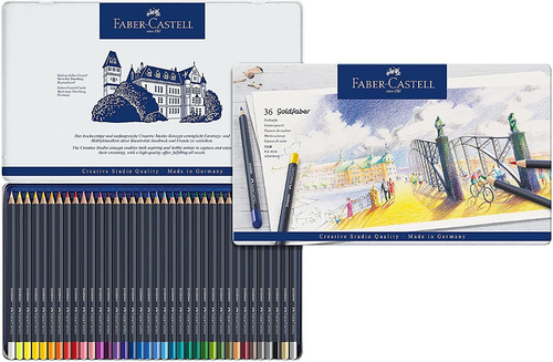 Lapices De Colores Faber Castell (lata De 36 Colores) 