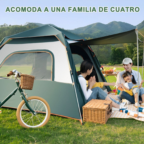 Carpa Estructural Lawuto Carpa Verde - 8 Personas