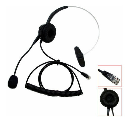 Black T400 Headset Headphone Fr Aastra 9112i 9133i 9143i Sle