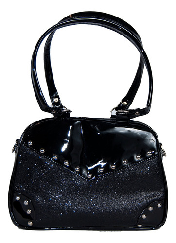 Cartera Mujer Bag Glitter Pin Up Rock Cuadrille Escoces