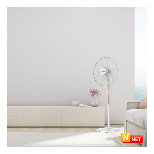 Ventilador de pie James VP 20 blanco, 500 mm de diámetro 220 V