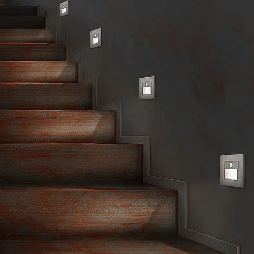 Luz De Escalera Con Sensor De Movimiento, Escalera Solar Led