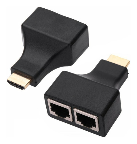 Extensor Adaptador Conversor Hdmi Red Lan 2 Cables Ethernet®