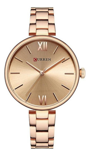 Reloj Análogo Curren Original Kreb7120 Para Mujer