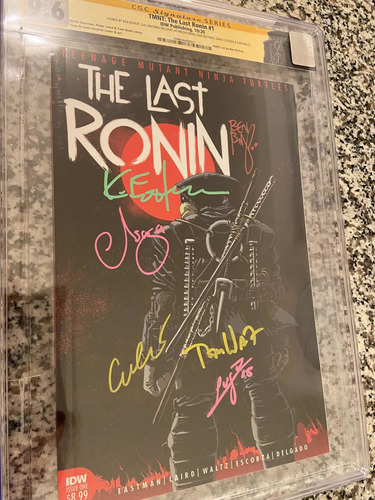 Tmnt Last Ronin Cómic Firmado