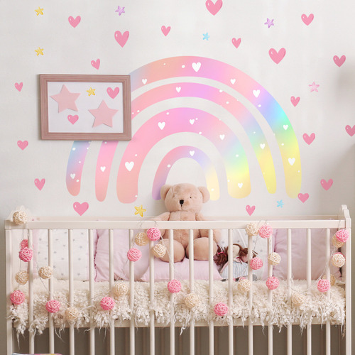Adhesivos De Pared Deslumbrantes Y Coloridos Con Forma De Am
