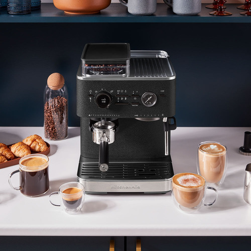 Cafetera Semiautomática Espresso Kitchenaid Kes6551bk Negro
