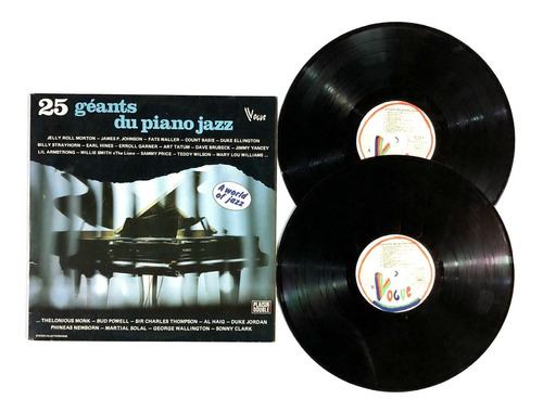 25 Géants Du Piano Jazz - Lp Vogue Francia 1976