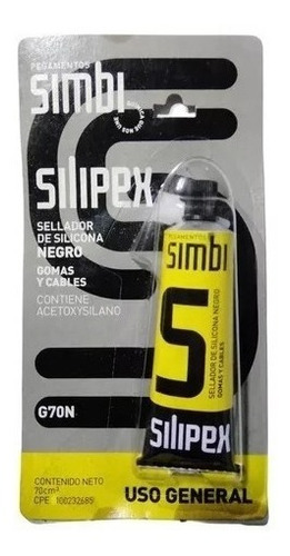 Silicon Silipex Negro Para Cables 70ml